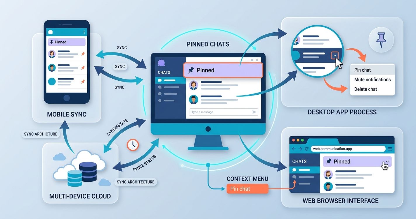Pinning Chats on WhatsApp Web and Desktop