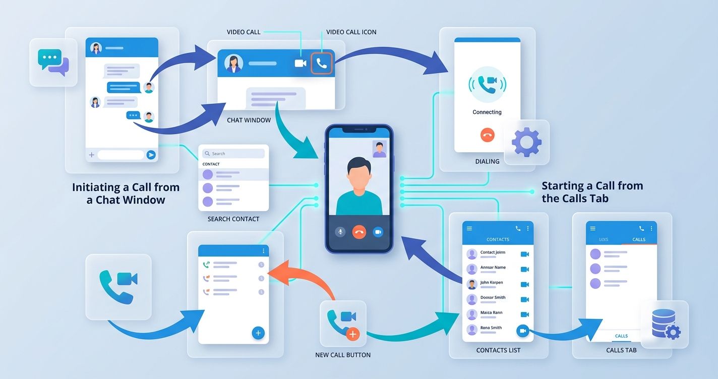 How to Start a One-on-One Video Call