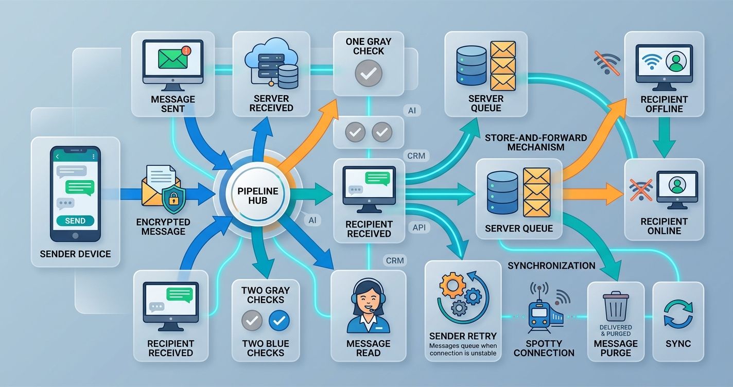 Message Delivery Lifecycle and Synchronization